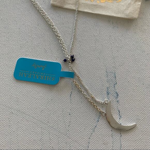 Shiraleah x Anthropologie | Silver Moon Lariat Boho Style Necklace - Picture 4 of 6